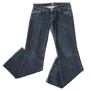 7 For All Mankind Mid Rise Flare Jeans